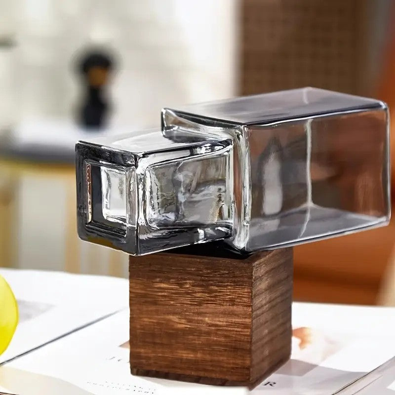 Wood & Water Square Vase