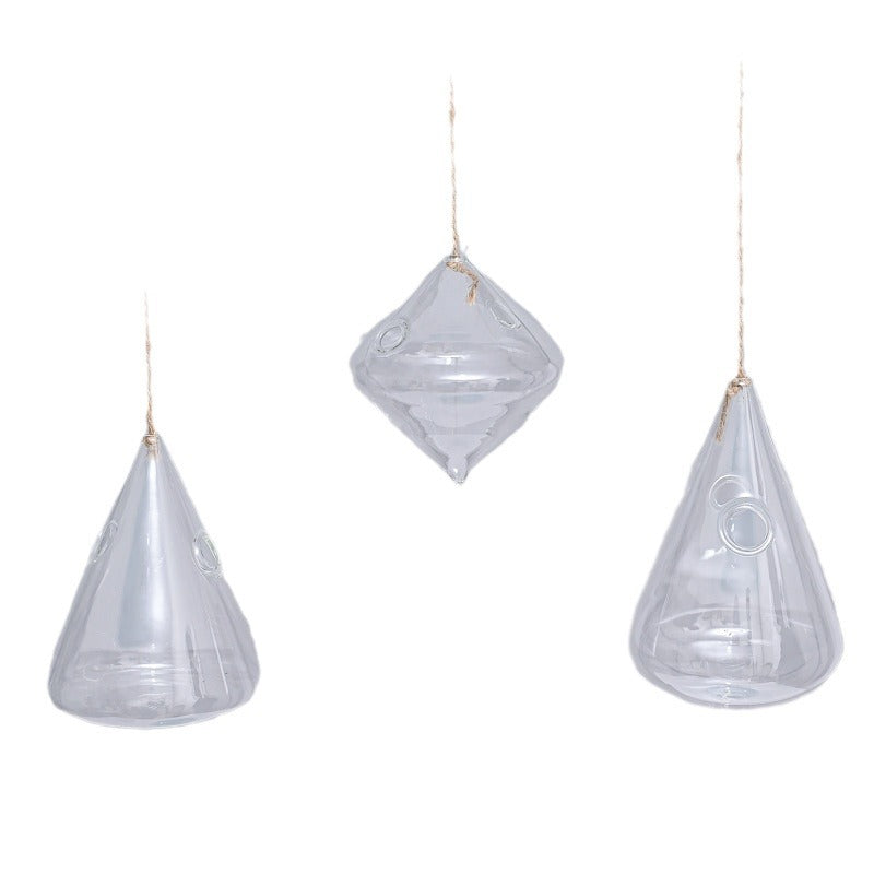 Suspended Hydro Glass Planter