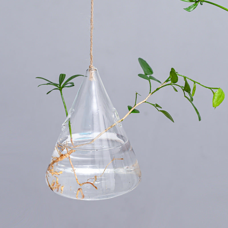 Suspended Hydro Glass Planter
