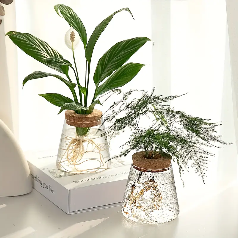 Cylindrical Eco Glass Planter - Smooth