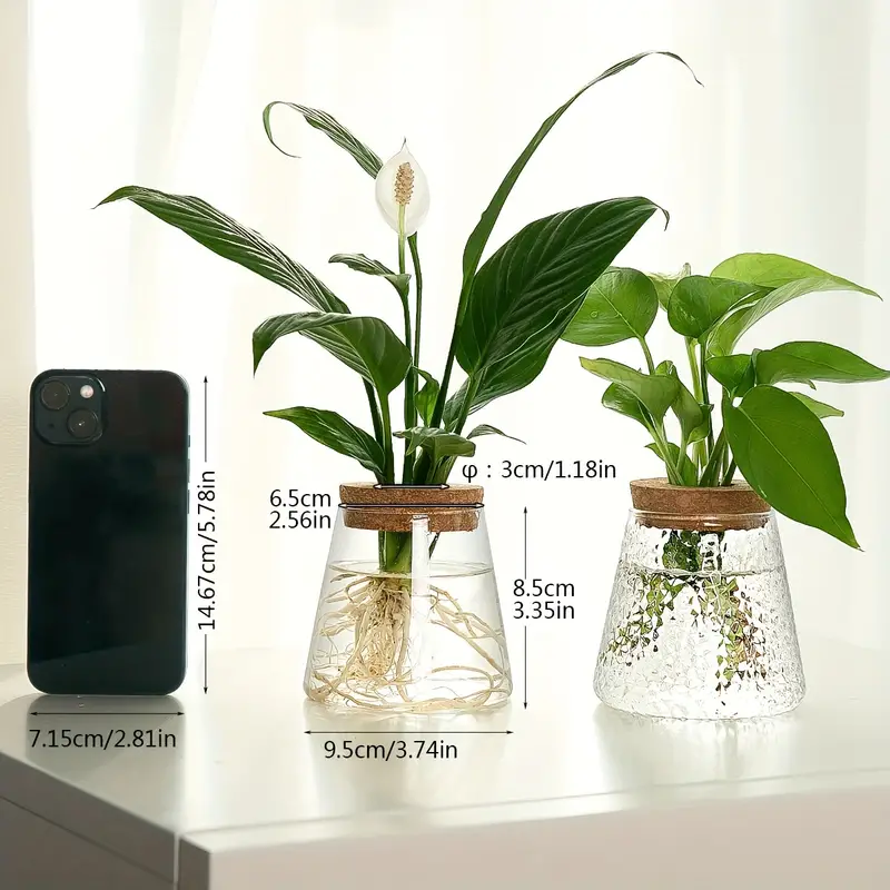 Cylindrical Eco Glass Planter - Smooth